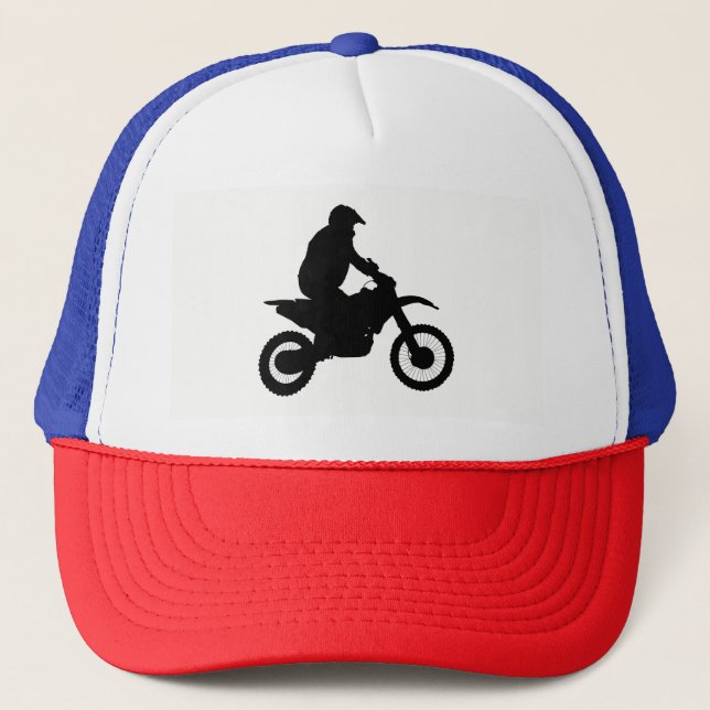 Gorra De Camionero Silhouette Motocross (Anverso)