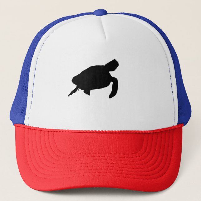Gorra De Camionero Silhouette Sea Turtle (Anverso)