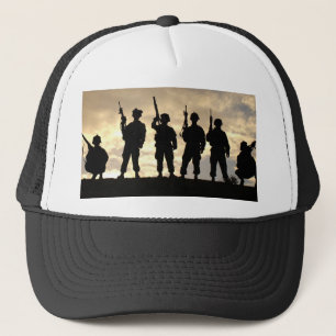 Gorra De Camionero Silhouettes de soldado
