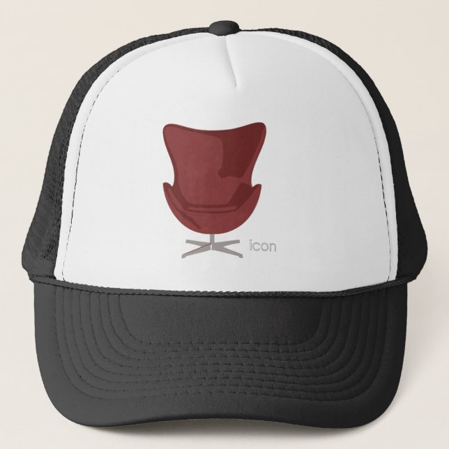 Gorra De Camionero Silla del huevo de Arne Jacobsen (Anverso)