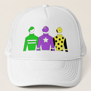 Gorra De Camionero Sillas de jockey sobre Carreras de caballo