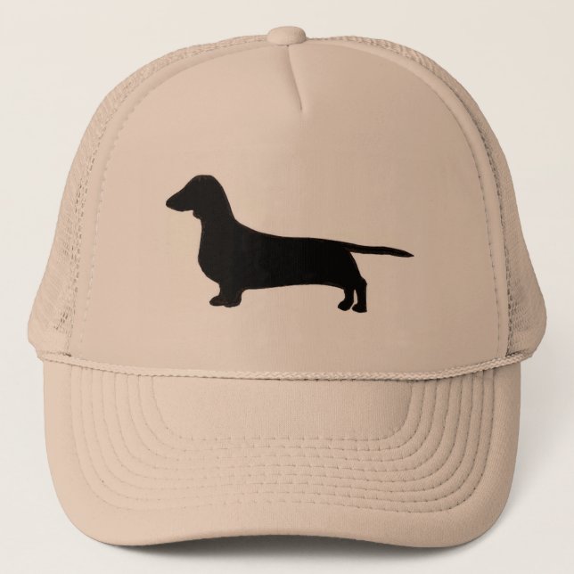 Gorra De Camionero silo black.png del dachshund (Anverso)