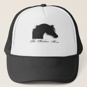 Gorra De Camionero Silueta árabe del caballo