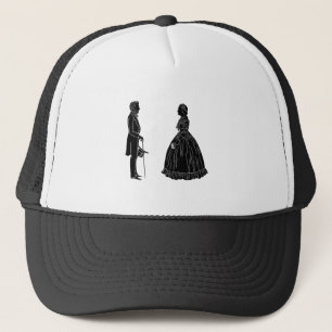 Gorra De Camionero silueta de abraham lincoln mary todd lincoln