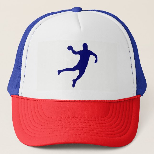 Gorra De Camionero Silueta de balonmano (Anverso)