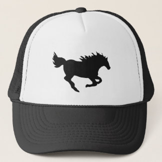 Gorra De Camionero Silueta de caballo al galope