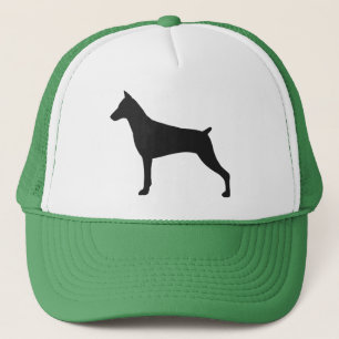 Gorra De Camionero Silueta de Doberman Pinscher