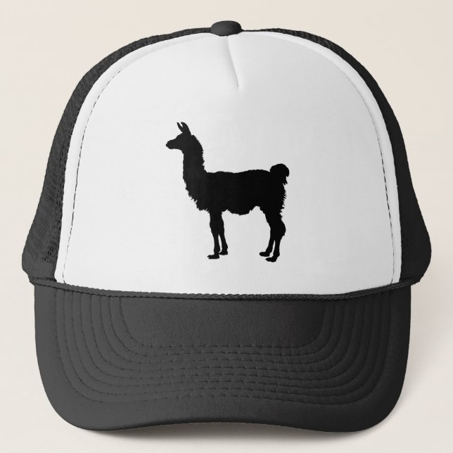 Gorra De Camionero Silueta de la llama (Anverso)