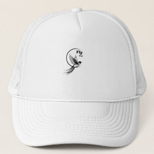 Gorra De Camionero Silueta de pájaro minimalista Vuela Libre