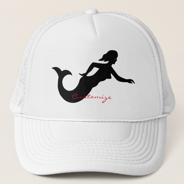 Gorra De Camionero Silueta de sirena Thunder_Cove (Anverso)