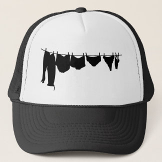 Gorra De Camionero Silueta de tendedero de ropa
