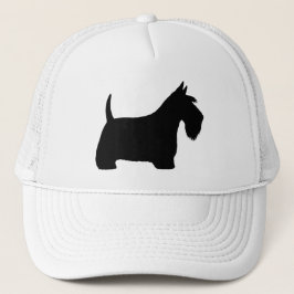 Gorra De Camionero Silueta de Terrier Escocés