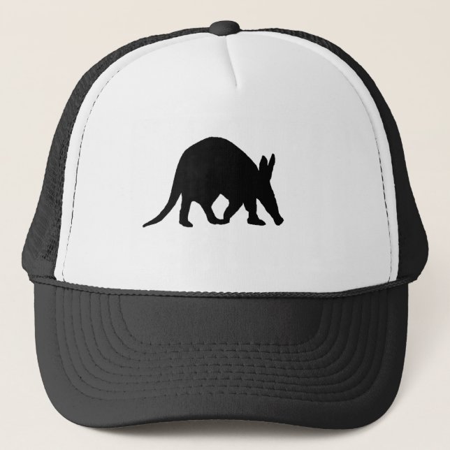 Gorra De Camionero Silueta del Aardvark (Anverso)