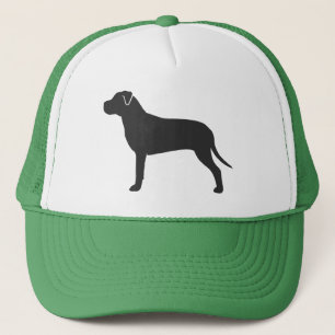 Gorra De Camionero Silueta del pitbull
