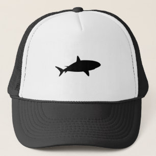 Gorra De Camionero Silueta del tiburón
