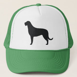 Gorra De Camionero Silueta del Wolfhound irlandés