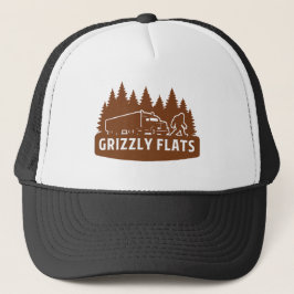 Gorra De Camionero Silueta forestal de camión semirremolque Bigfoot G
