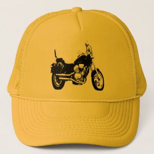 Gorra De Camionero Silueta fresca de la bici de la motocicleta