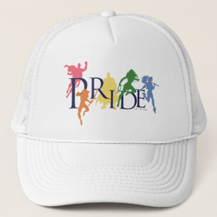 Gorra De Camionero Siluetas de personajes del Orgullo de la Liga de l