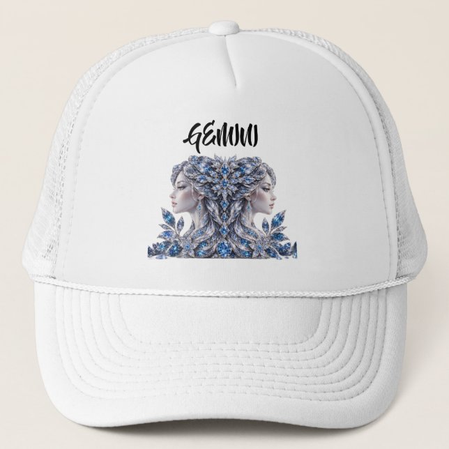 Gorra De Camionero Silver Crystal Gemini | Luxury Collection  (Anverso)