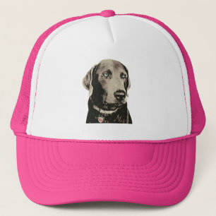 Gorra De Camionero Silver Lab 100% Labrador Trucker Hat