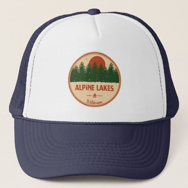 Gorra De Camionero Silvicultura de los lagos alpinos (Anverso)