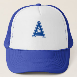 Gorra De Camionero Símbolo "A" - Logotipo Inicial Monograma Hermoso