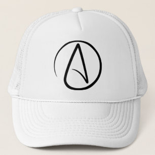 Gorra De Camionero Símbolo ateo - Rótulo ateo