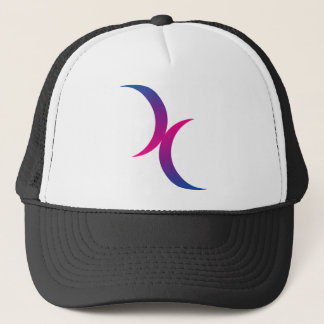 Gorra De Camionero Símbolo bisexual de la luna