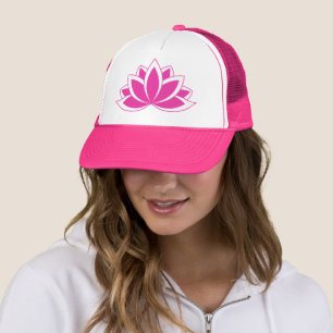 Gorra De Camionero Símbolo budista rosa original flor Lotus