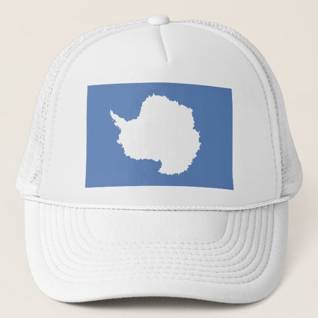 Gorra De Camionero Símbolo continente de la bandera de la Antártida (Anverso)