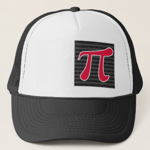 Gorra De Camionero Símbolo Crimson Red Pi