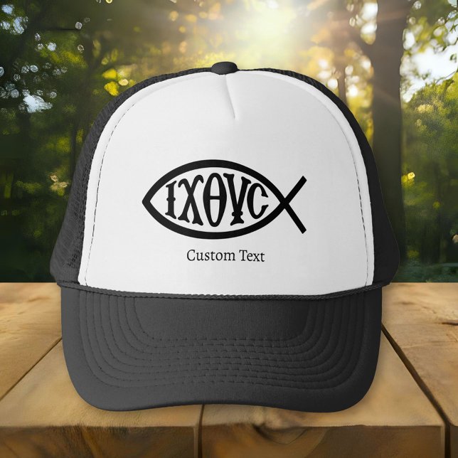 Gorra De Camionero Símbolo cristiano Ichthys (Subido por el creador)
