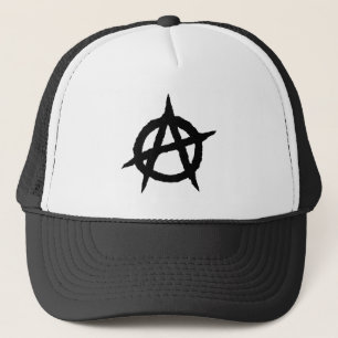 Gorra De Camionero Símbolo de anarquía punk negro cultura de la músic