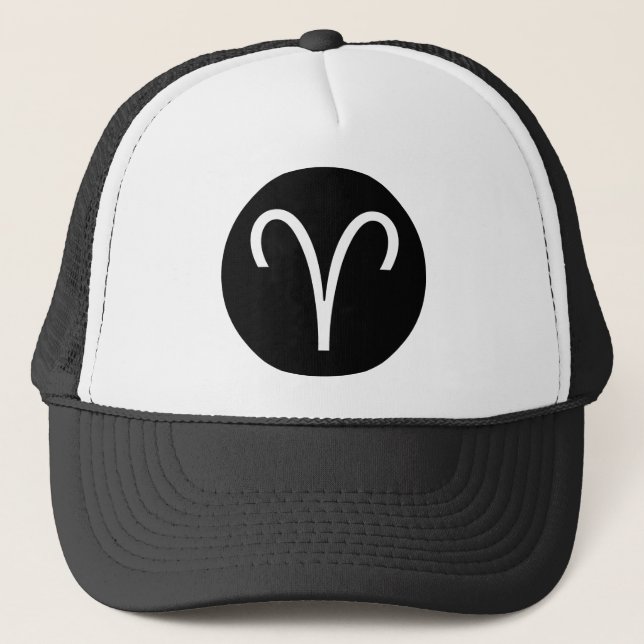 Gorra De Camionero Símbolo de Aries (Anverso)