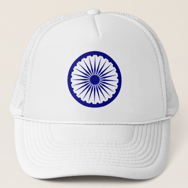 Gorra De Camionero Símbolo de Ashoka Chakra (1947-1950) (Anverso)