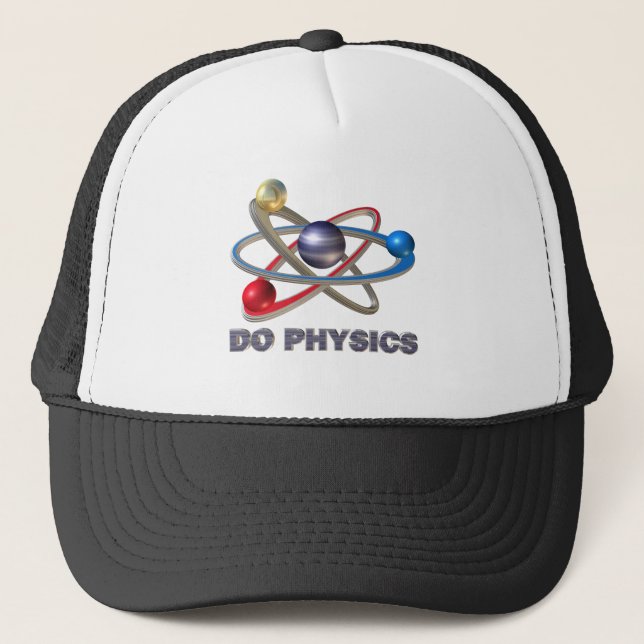 Gorra De Camionero símbolo de átomo (Anverso)