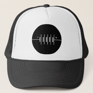 Gorra De Camionero Símbolo de baterías en círculo