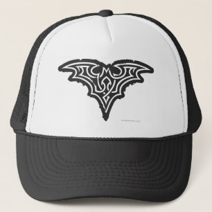 Gorra De Camionero Símbolo de Batman   Logotipo de blanco negro urban