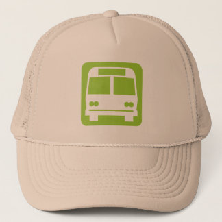 Gorra De Camionero Símbolo de bus - Negro