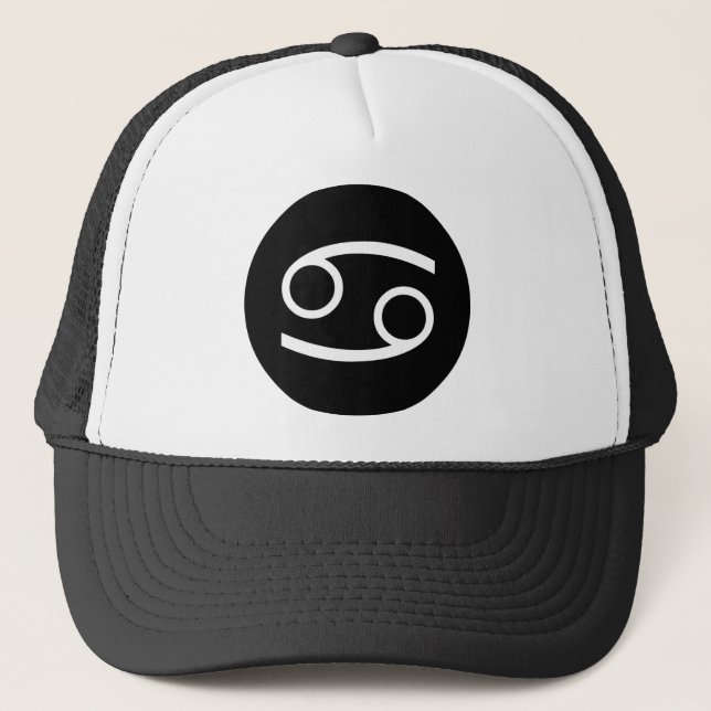Gorra De Camionero Símbolo de cáncer (Anverso)