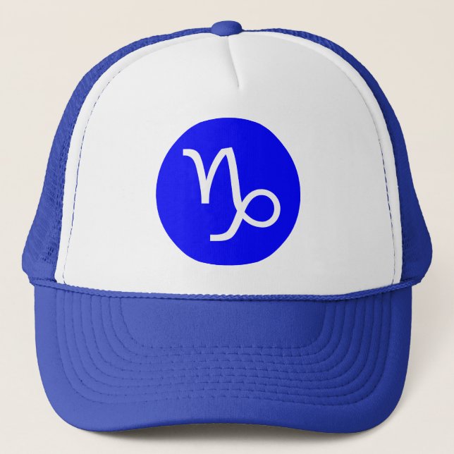 Gorra De Camionero Símbolo de Capricornio (Anverso)