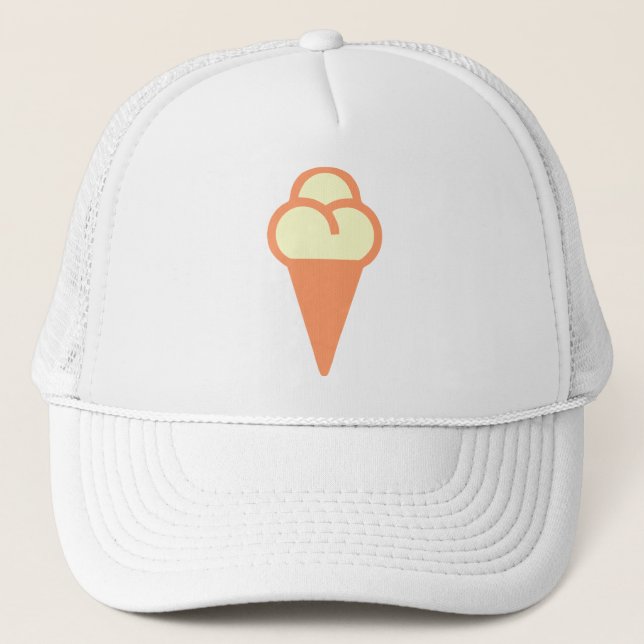 Gorra De Camionero Símbolo de cono de helado (Anverso)