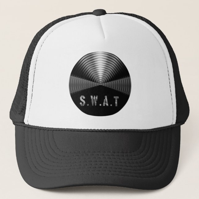 Gorra De Camionero Símbolo de división de la línea azul delgada origi (Anverso)