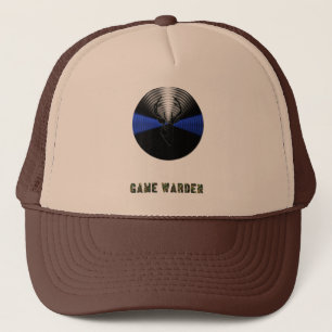 Gorra De Camionero Símbolo de división delgado de la línea azul - Gua