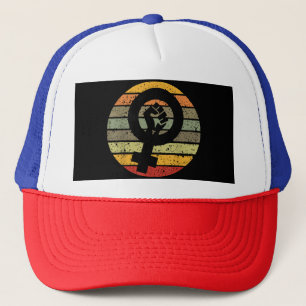 Gorra De Camionero Símbolo de feminismo diseño retrocosecha, años 80 