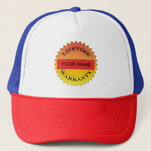 Gorra De Camionero Símbolo de garantía de por vida de su camionero