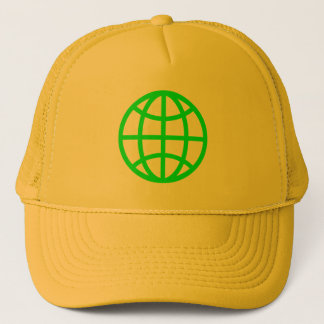 Gorra De Camionero Símbolo de globo - Verde