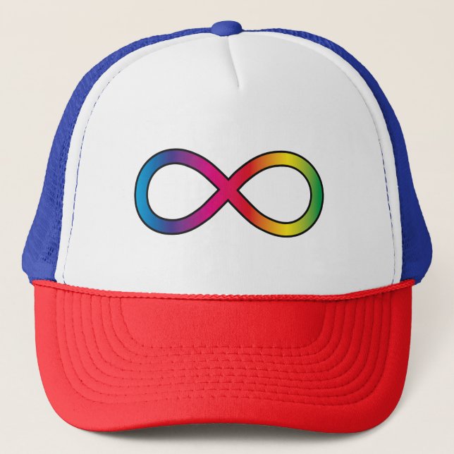 Gorra De Camionero Símbolo de infinito de neurodiversidad (Anverso)