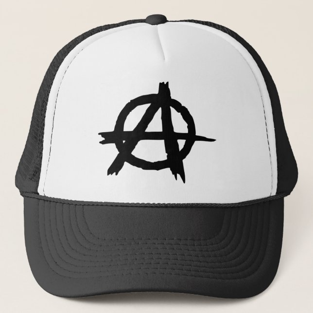 Gorra De Camionero Símbolo de la anarquía (Anverso)